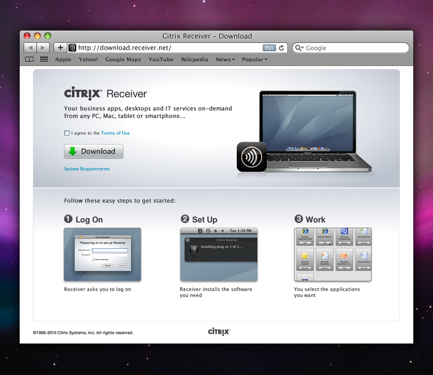 citrix receiver for mac 10